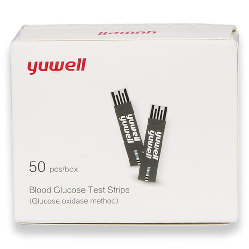 Yuwell Blood Glucose Test Strips 50'S