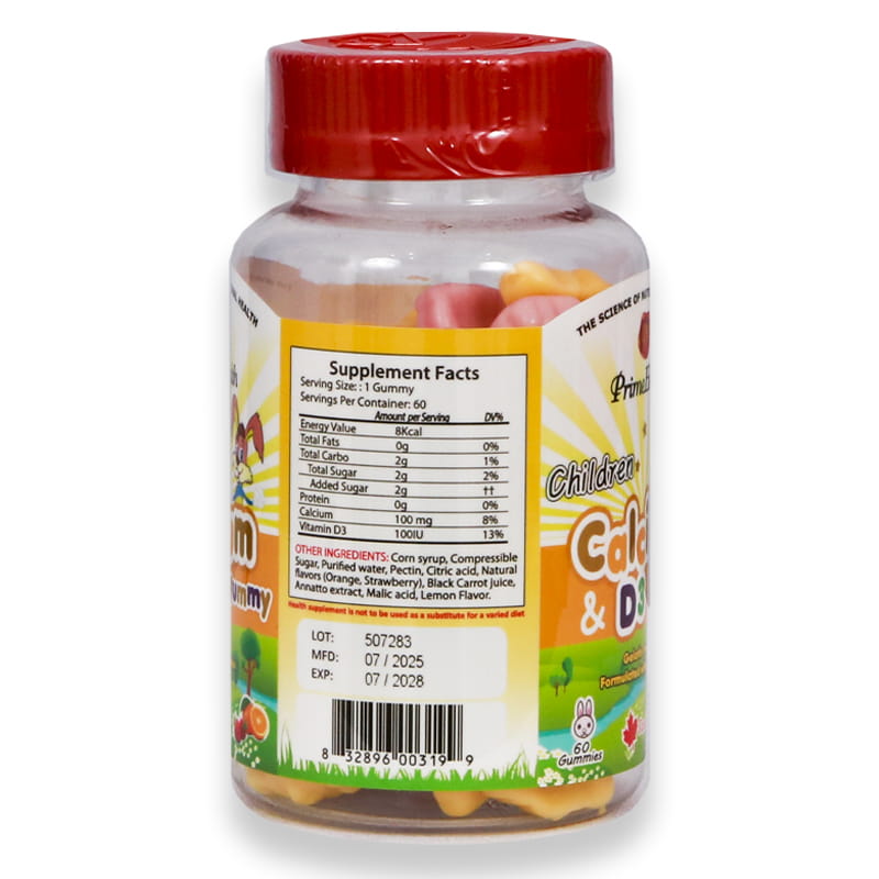 Prime Health Children Calcium & D3 Gummy 60'S