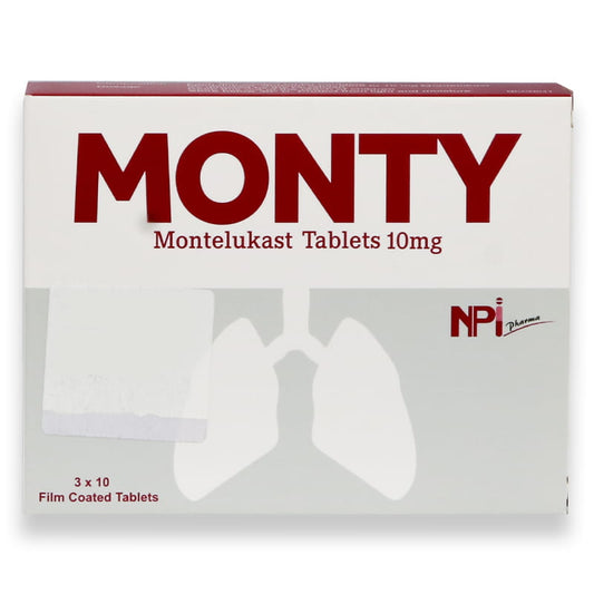 Monty 10 Mg Tablets 30'S