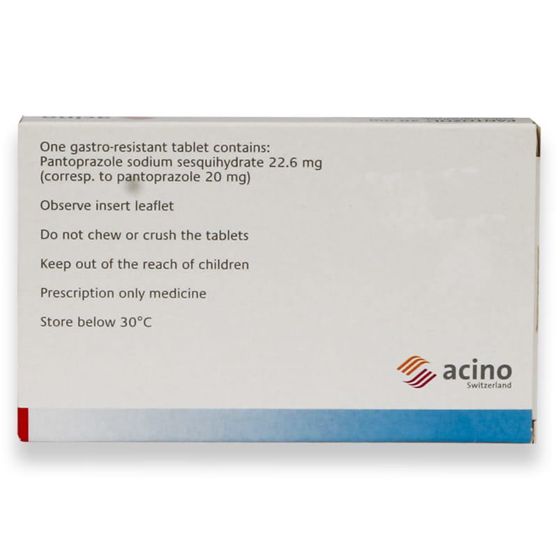 Pantozol 20mg Tab 15'S