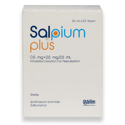 Salpium Plus 0.5mg+2.5 Mg/2.5 Ml Inhalation Solution 4 X 5 20'S