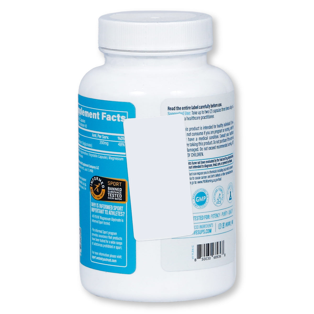Revive Magnesium Glycinate Capsules 120'S
