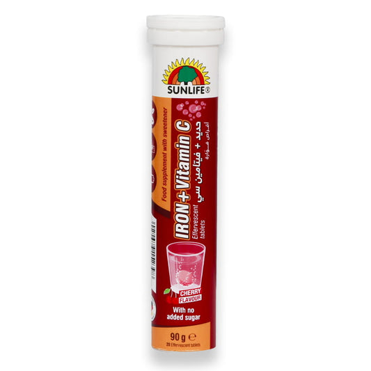Sunlife Iron + Vitamin C Effervescent Tablets 20'S