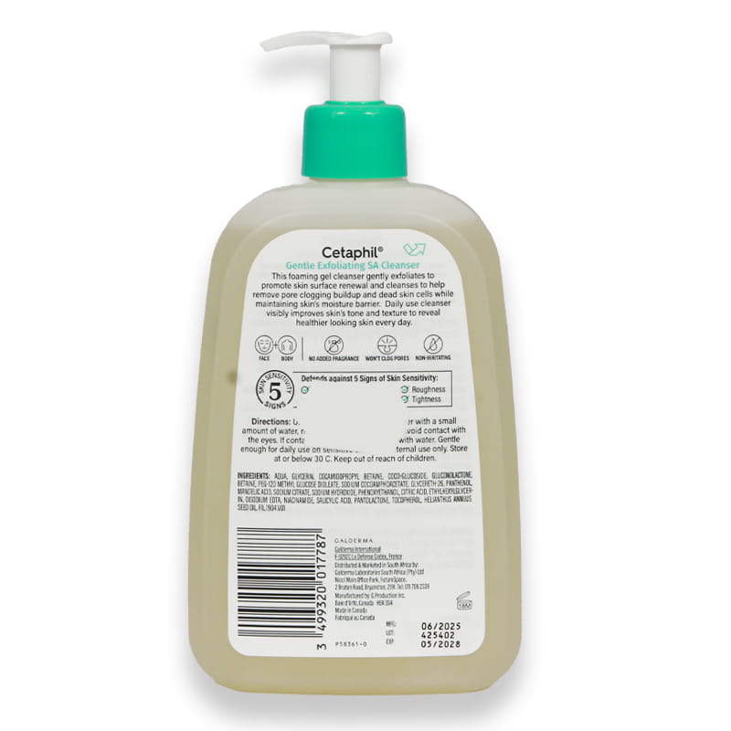 Cetaphil Gentle Exfoliating Sa Cleanser 473ml