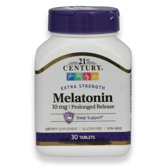 21st Ch Melatonin 10mg Prolonged Release Tablets 30'S