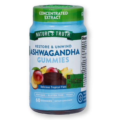 Nature'S Truth Ashwagandha Gummies Tropical Flavor 60'S