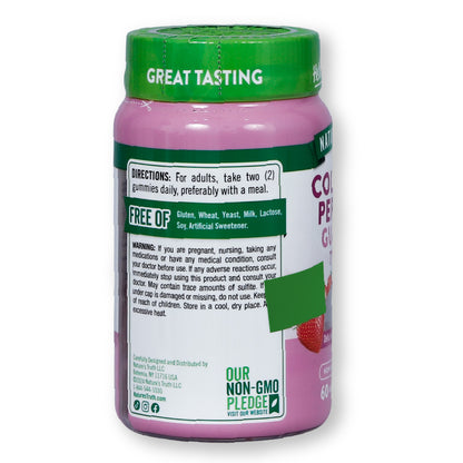 Nature'S Truth Collagen Peptides Type 1+3 Gummies Strawberry Flavor 60'S