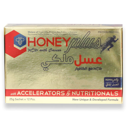 Honey Plus With Caviar Sachets 25gx12'S