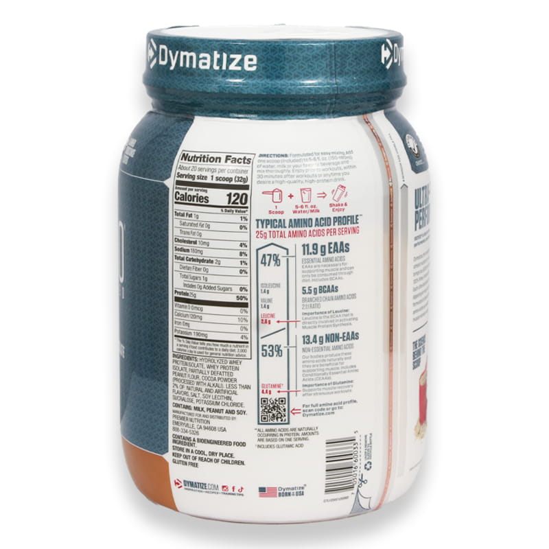 Dymatize Iso 100% Whey Protein Powder Chocolate Peanut Butter 1.43lb(650g)
