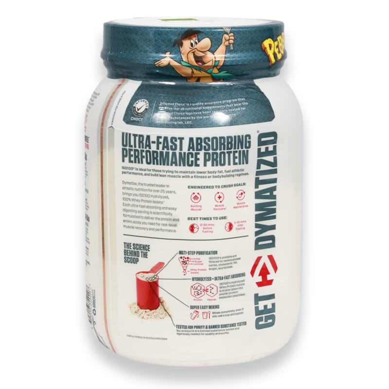 Dymatize Iso 100% Whey Protein Powder Fruity Pebbles 1.34lb(610g)