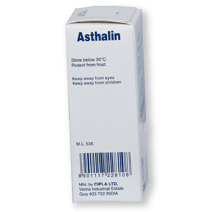 Asthalin 100mcg Inhaler 200 Metered Doses