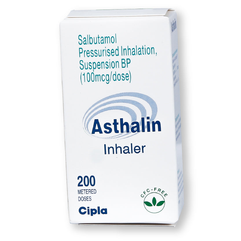 Asthalin 100mcg Inhaler 200 Metered Doses