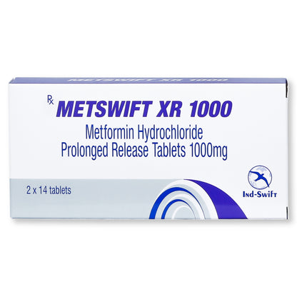 Metswift Xr 1000mg Tablets 28'S