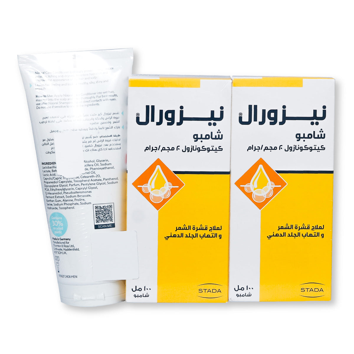Nizoral Care Conditioner 200ml + Nizoral Shampoo 100ml X 2'S -Combo Pack