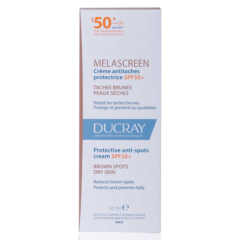 DUCRAY MELASCREEN PROTECTIVE ANTI-SPOTS CREAM SPF50+ 50ML