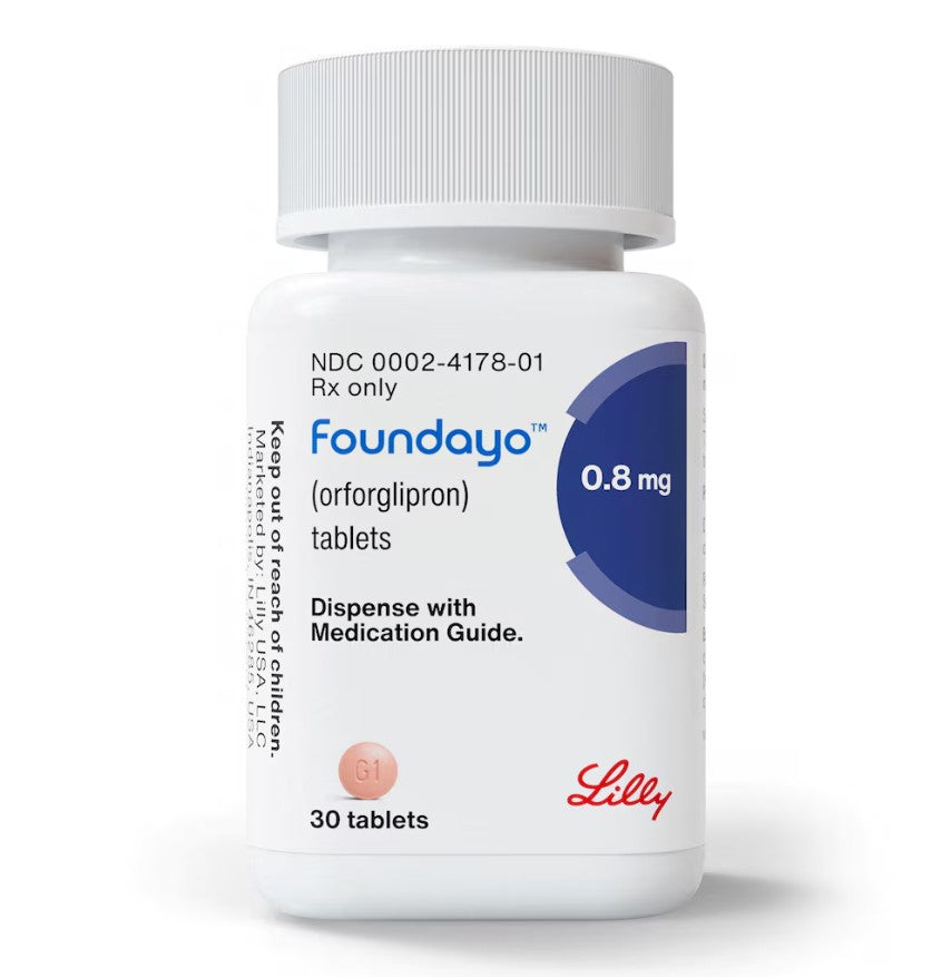 FOUNDAYO 0.8MG TABLETS 30'S