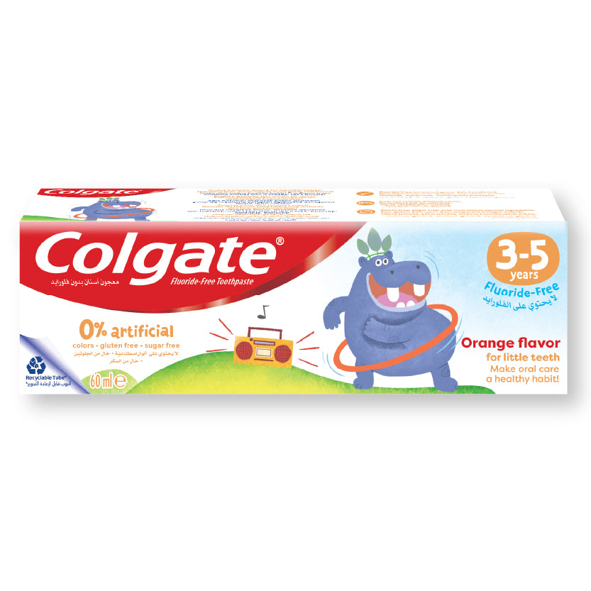 COLGATE KIDS TOOTHPASTE 3-5 YEARS ORANGE FLAVOR 60ML