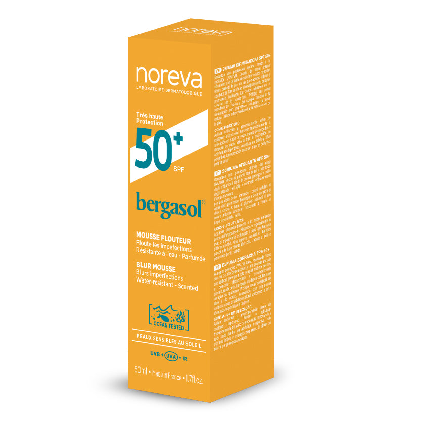 NOREVA BERGASOL BLUR MOUSSE CREAM SPF50+ 50ML