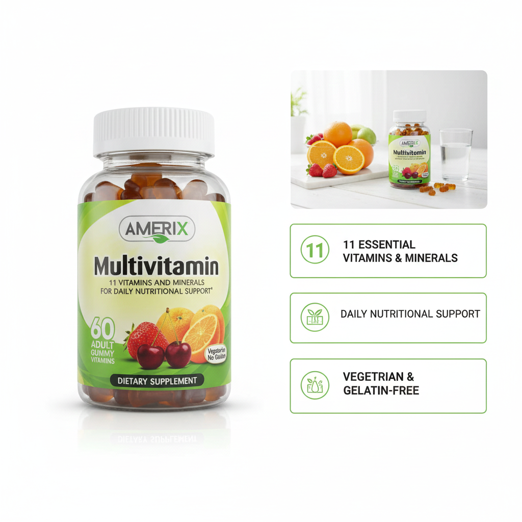 Amerix Multivitamin Adult Gummy 60'S
