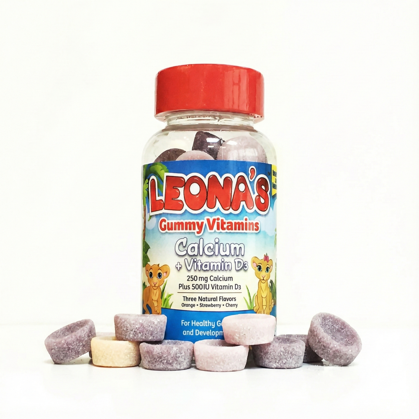 Leonas Gummy Vitamins Calcium + Vitamin D3 Gummies 30'S