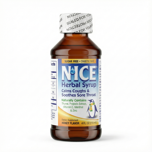 Nice Herbal Syrup Sugar Free 118Ml