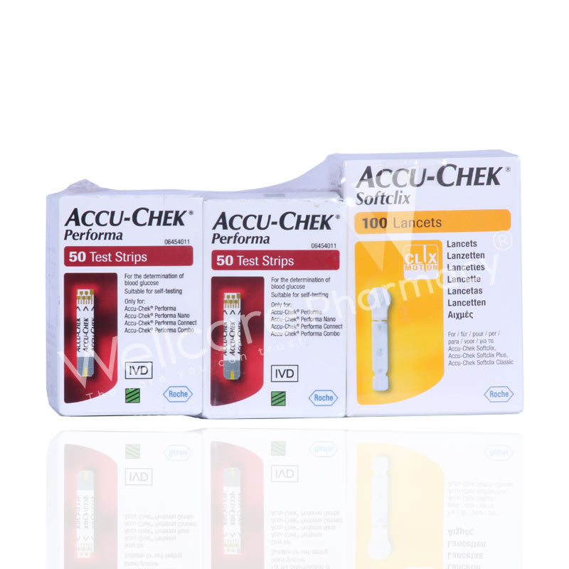 Accu Check Performa Strips 100 And Lancet 100'S Kit