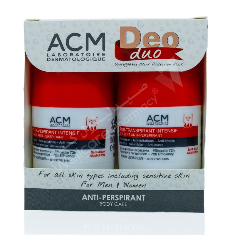 Acm 2Pcs Intensive Anti-Perspirant 72H 50 Ml
