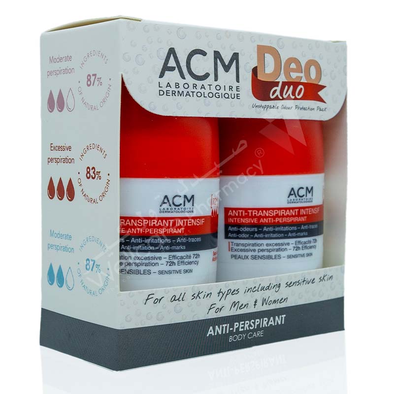 Acm 2pcs Intensive Anti-Perspirant 72h 50 Ml