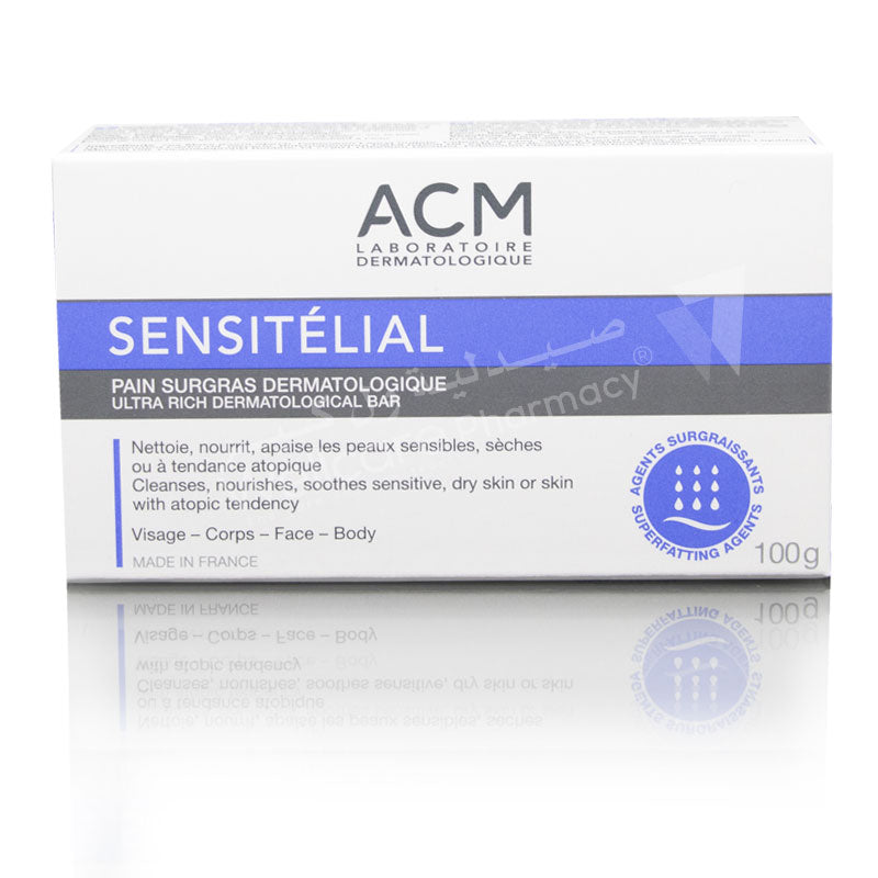 Acm Sensitelial Ultra Rich Dermatological Bar 100Gm