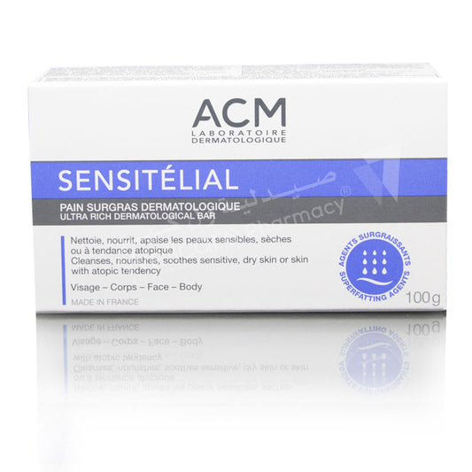 Acm Sensitelial Ultra Rich Dermatological Bar 100Gm