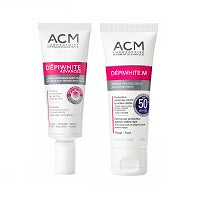 Acm Depiwhite Advanced Intensive Anti Brown Spot Cream  40ml + Acm Depiwite M Protective Cream Spf 50 40ml