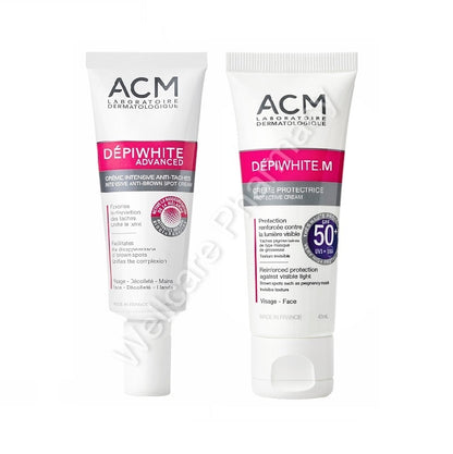 Acm Depiwhite Advanced Intensive Anti Brown Spot Cream  40ml + Acm Depiwite M Protective Cream Spf 50 40ml