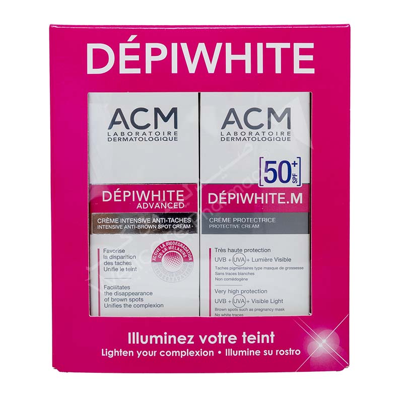 Acm Depiwhite Advanced Intensive Anti Brown Spot Cream  40ml + Acm Depiwite M Protective Cream Spf 50 40ml