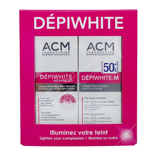 Acm Depiwhite Advanced Intensive Anti Brown Spot Cream  40Ml + Acm Depiwite M Protective Cream Spf 50 40Ml