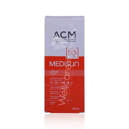 Acm Medisun Spf50 Sunscreen Cream 40Ml