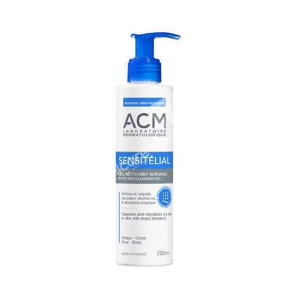 Acm Sensitelial Ultra Rich Cleansing Gel 200ml