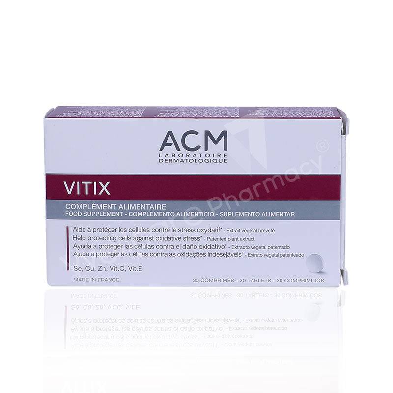 Acm Vitix Food Supplement Tablets 30'S