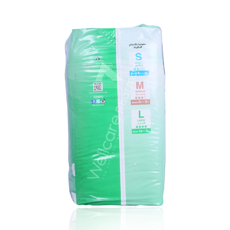 Active Diapers Large 100 X 150 Cm 10'S