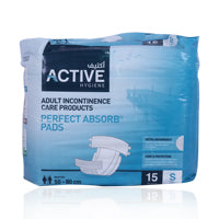 ACTIVE DIAPERS SMALL 50-80CM 15'S CNC