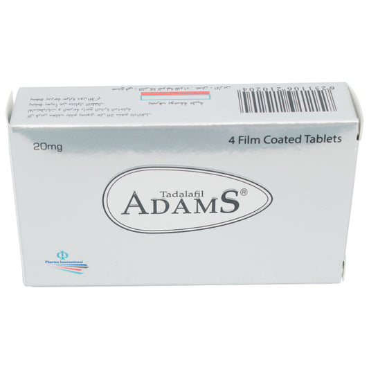 Adams 20mg Tablets 4'S - Wellcare Pharmacy