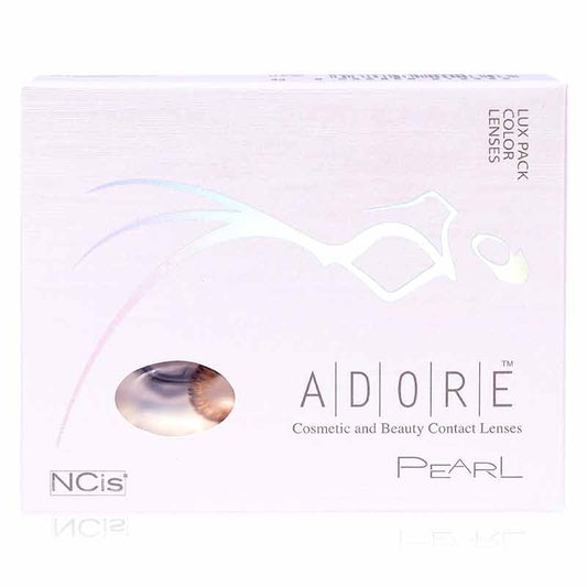 Adore Monthly Color Lenses 2'S(3 Months)-Pearl-Hazel