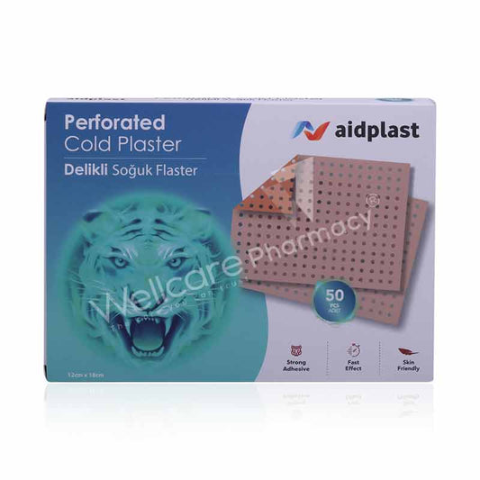 Aidplast Perforated Cold Plaster 12 X 18Cm  50'S