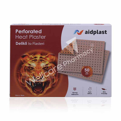 Aidplast Perforated Heat Plaster 12 X 18Cm  50'S
