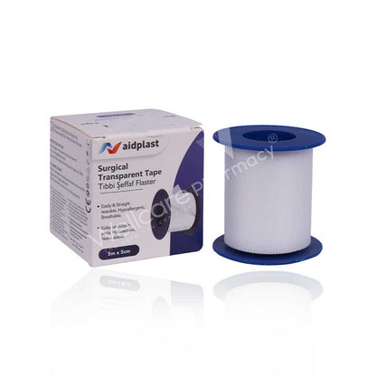 Aidplast Surgical Transparent Tape 5Mx5cm V305