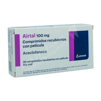Airtal 100mg Tablets 20'S