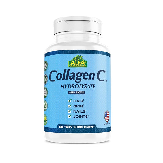 Alfa Collagen C With Vitamin C Capsules 120'S