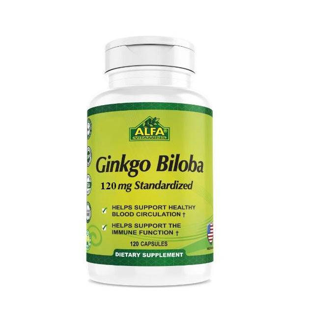 Alfa Ginkgo Biloba Capsules 120'S Alfa Ginkgo Biloba Capsules 120'S