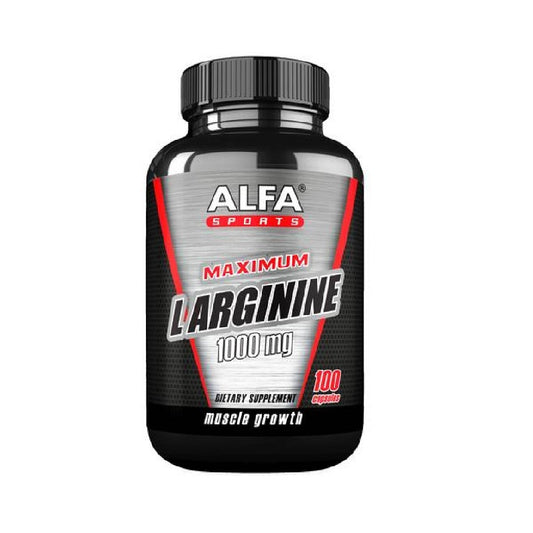 Alfa Sports Max L Arginine 1000Mg Capsules 100'S