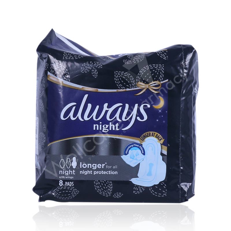 Always Night Pads 8'S