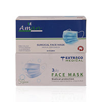 Aman Extraco Blue & Pink Surgical Face Mask Bundle Pack